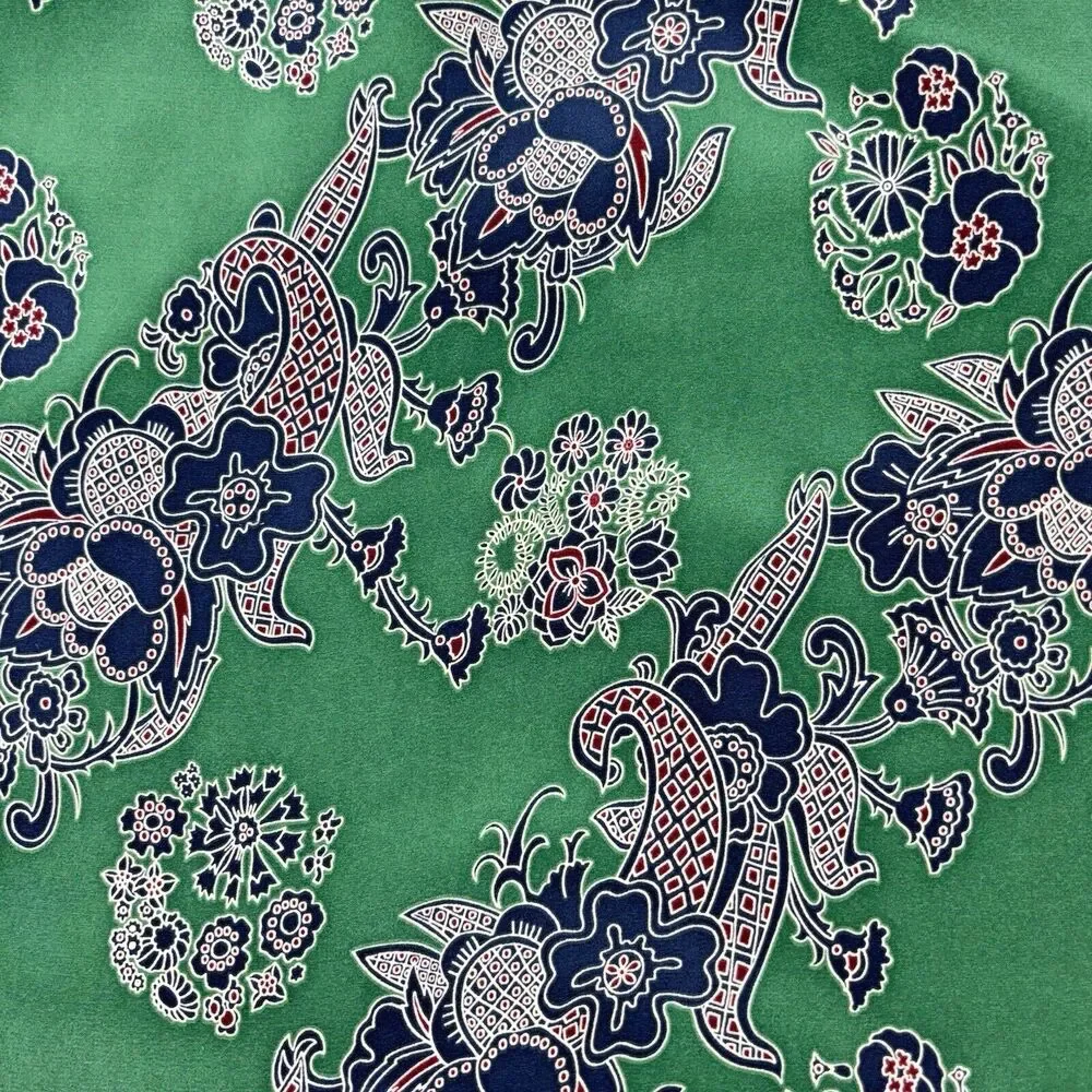 EUC Sea New‎ York Silk Sleeveless Midi Dress. Sz 8 Belted Pockets Fringe Green - Picture 14 of 16